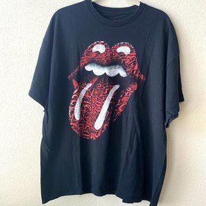 Rolling Stones Zip code tour short sleeve graphic shirt mens size 2XL